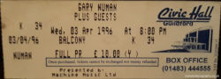 Guildford Ticket 1996
